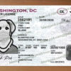 Fake ID Washington DC New V2 - Washington DC Drivers License Template 11 fake id washington dc