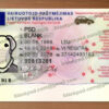 Lithuania Drivers License Template New V1 9 lithuania drivers license template