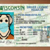 Wisconsin ID Template New V1 9 wisconsin id template