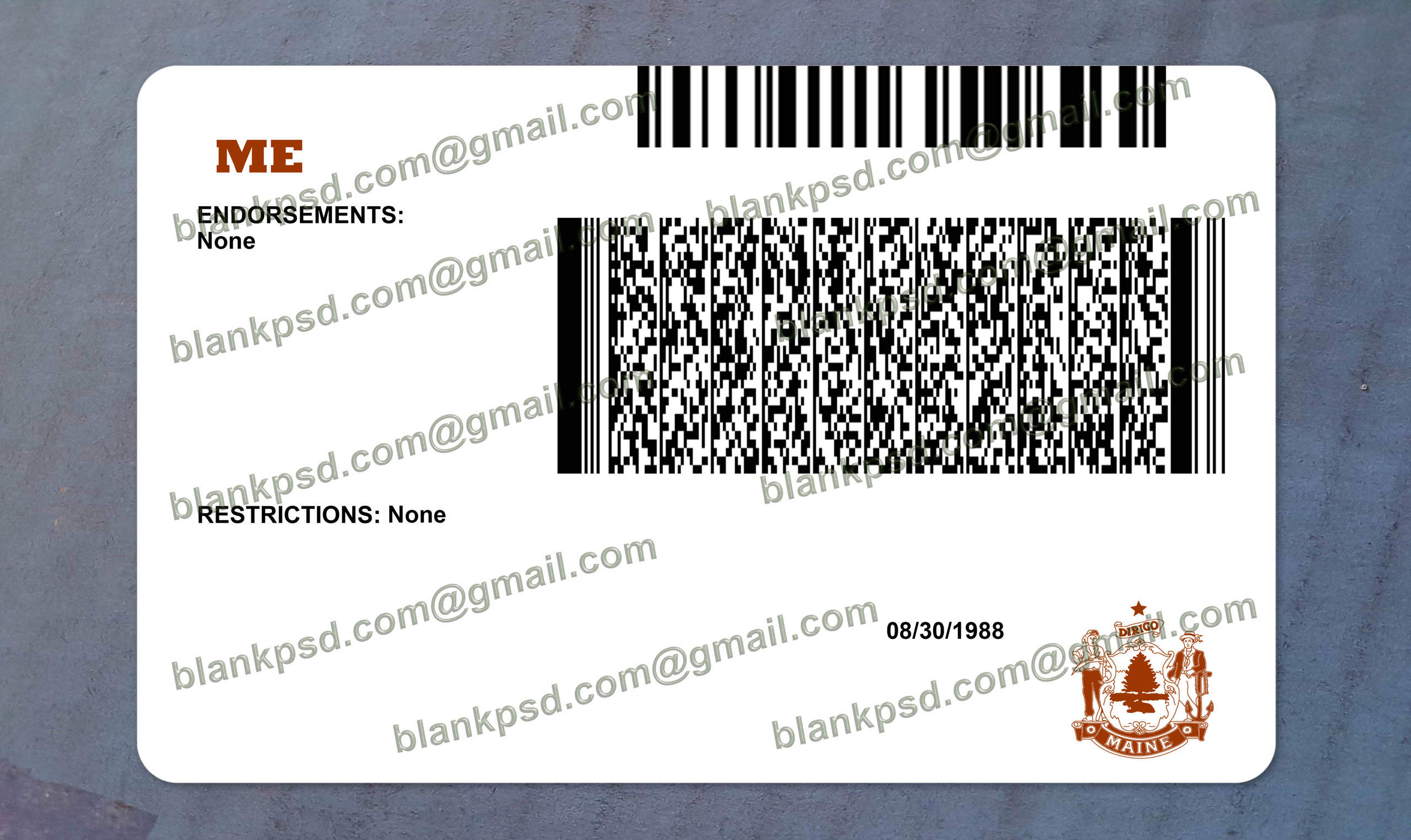 maine drivers license back maine drivers license back